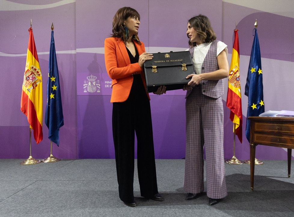 Ana Redondo, nueva ministra de Igualdad, agradece el trabajo de Irene Montero