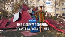 Caos y destrucción en Rumanía y Bulgaria tras el paso de una violenta tormenta