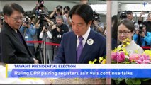 Lai Registers as DPP's Presidential Nominee as Deadline Looms