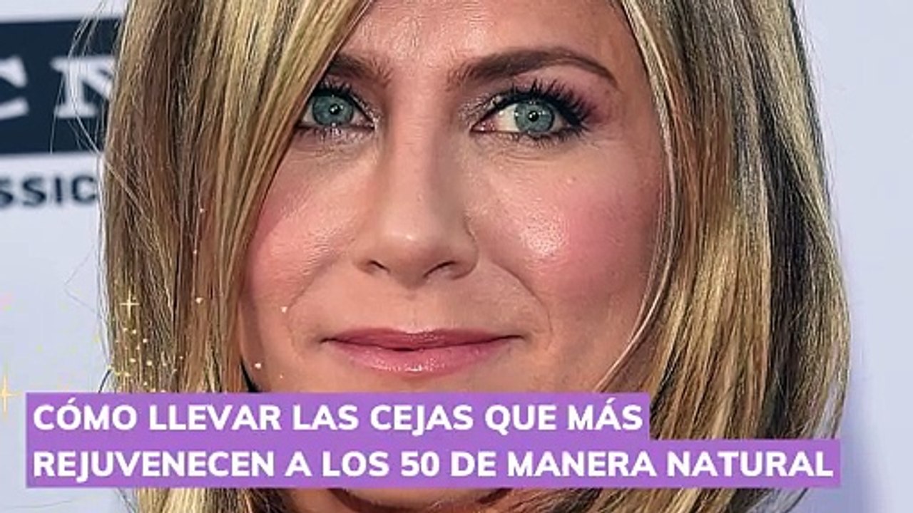 Cómo llevar las cejas que más rejuvenecen a los 50 de manera natural