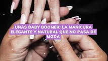 Uñas baby boomer la manicura elegante y natural que no pasa de moda