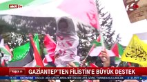 Gaziantep'ten Filistin'e büyük destek