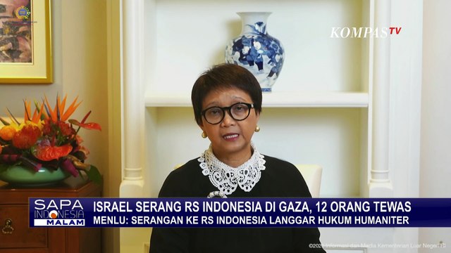 Menlu Retno Ungkap Serangan Israel ke RS Indonesia di Gaza Adalah Pelanggaran Hukum Humaniter!