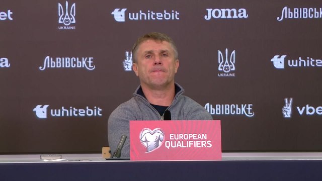 Ukraine coach Serhiy Rebrov on failing to qualify for UEFA Euro 2024 after draw with Italy