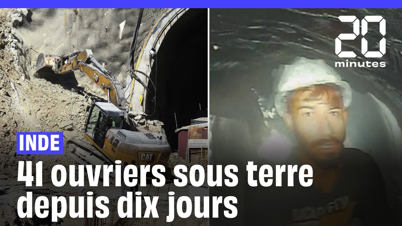 Inde : 41 ouvriers toujours bloqués 10 jours après l'effondrement d'un tunnel