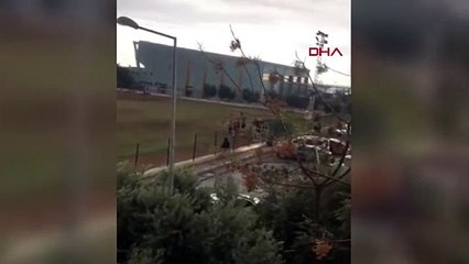 Limonspor Futbolcusu Kramponlarla Hakemlere Saldırdı