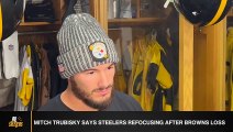 Mitch Trubisky Says Steelers Refocusing After Browns Loss