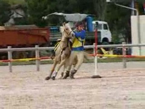 Maxou et Cibele Run & Ride Peillard Pony games