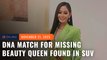 DNA found in SUV matches with DNA of missing beauty queen Catherine Camilon’s relatives