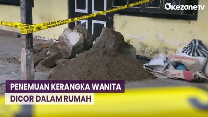 Скачать видео: Geger Penemuan Kerangka Diduga Wanita Dicor dalam Rumah di Blitar