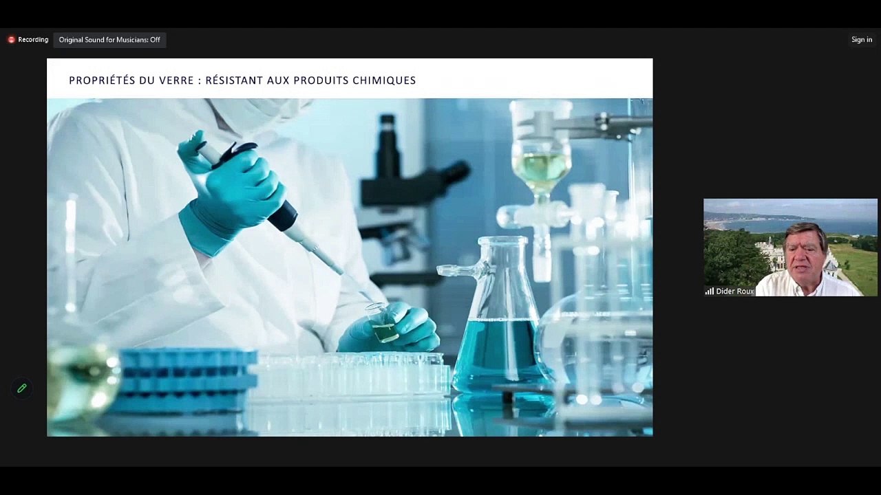 « Le verre, matériau éternel », Didier Roux (11 octobre 2023)