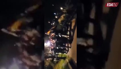 La imagen que demuestra la desproporcionada actuación policial con los manifestantes cerca de Moncloa