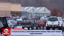 2-year-old pulls gun from mom’s purse, fires shot inside Ohio Walmart. 5s News