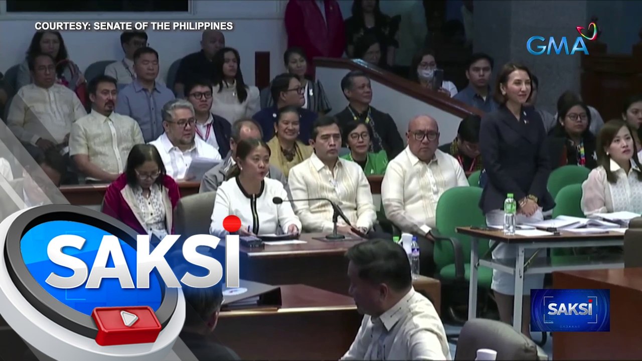 Foreign trips ng DENR secretary, pinag-usapan sa deliberasyon ng Senado sa panukalang 2024 National budget | Saksi