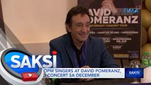 Ilang OPM singers at David Pomeranz, magko-concert sa December | Saksi