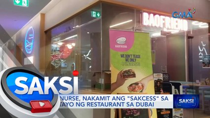 Pinay nurse, nakamit ang "Sakcess" sa pagtatayo ng restaurant sa Dubai | Saksi