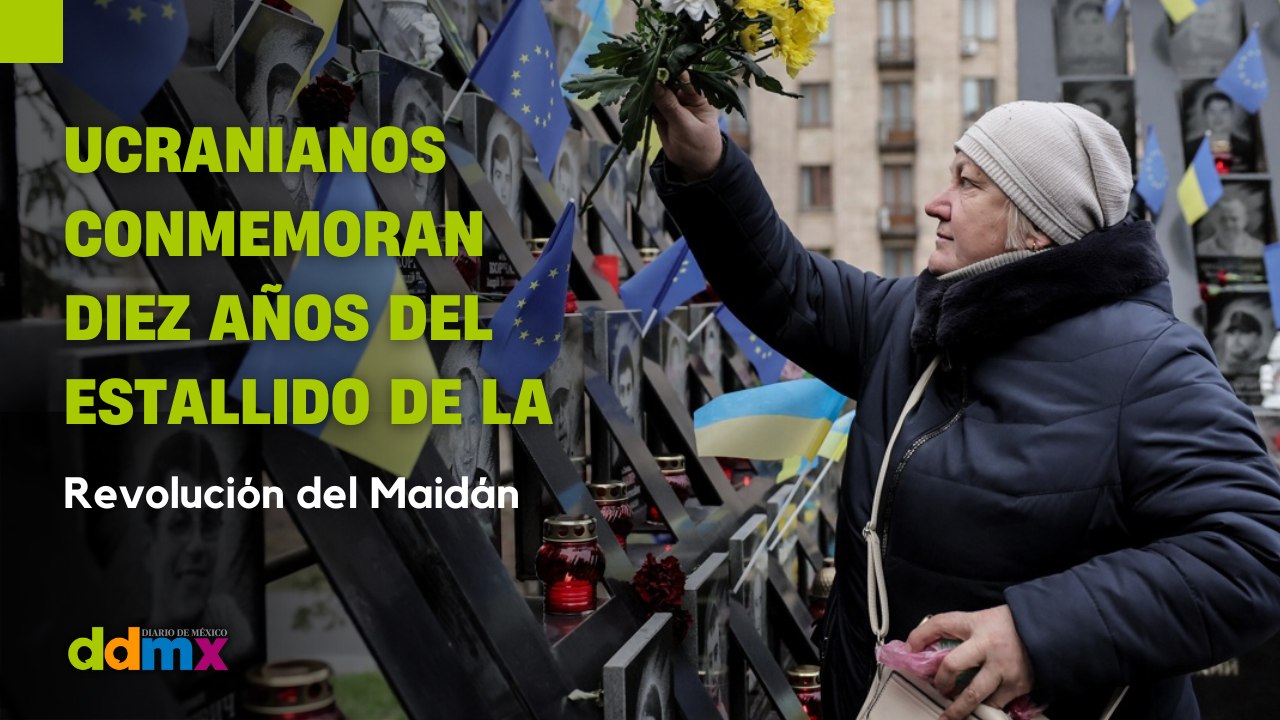 Ucranianos conmemoran diez años del estallido de la Revolución del Maidán