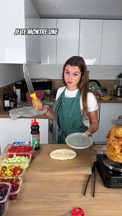 Et voilà comment faire un kebab sans machine à kebab !! 