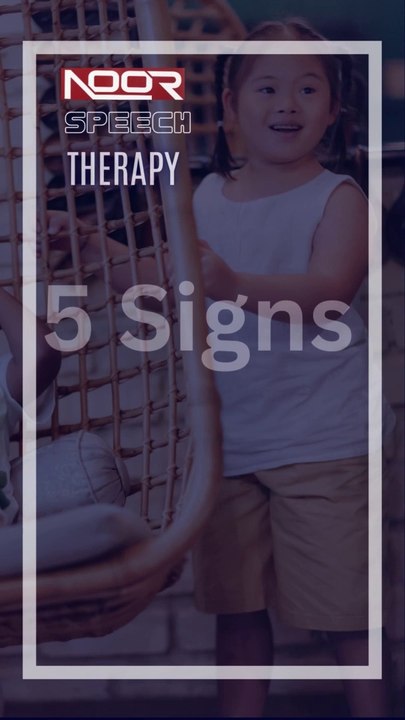 5 Signs Your Child Needs Speech Therapy