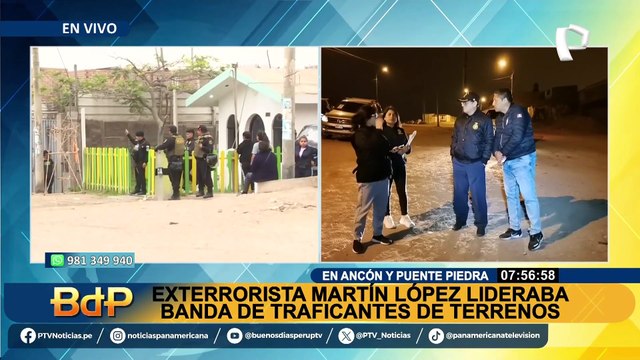 Ancón: exterrorista sería el presunto líder de una banda de traficantes de terrenos