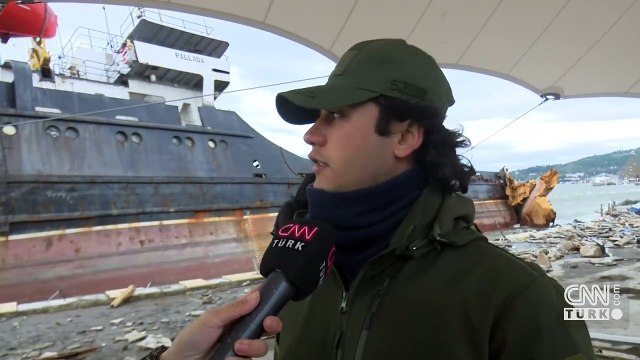 İkiye ayrılan gemide neler yaşandı? Denizciler o anları CNN TÜRK’e anlattı