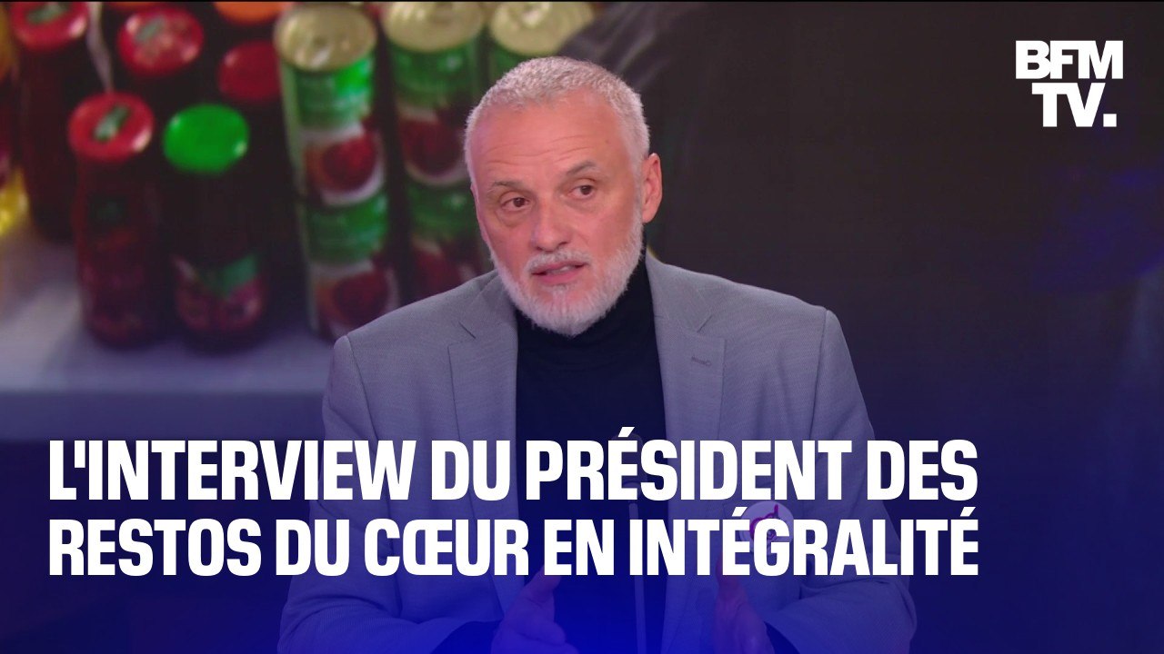 "On aura encore besoin d'être soutenus": l'interview du président des Restos du Cœur en intégralité