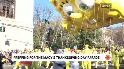 Weather preparations for Macy's Thanksgiving Day Parade