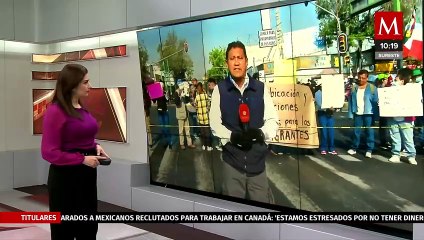 Protestan vecinos de Iztapalapa, piden reubicación de migrantes