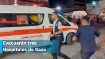 OMS planea evacuar tres hospitales atacados por Israel del norte de Gaza
