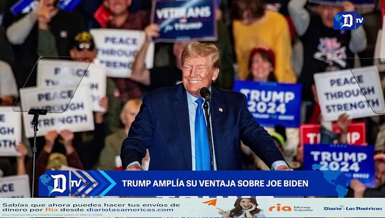 Trump amplía su ventaja sobre Joe Biden | El Diario en 90 segundos