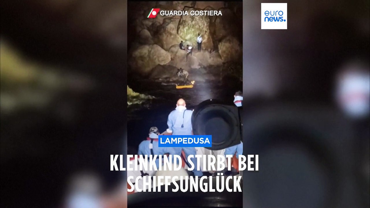 Kleinkind stirbt bei Schiffsunglück vor Lampedusa