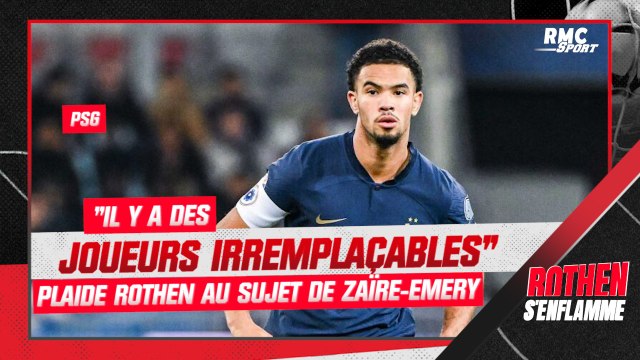 PSG : Il y a des joueurs irremplaçables plaide Rothen après la blessure de Zaïre-Emery