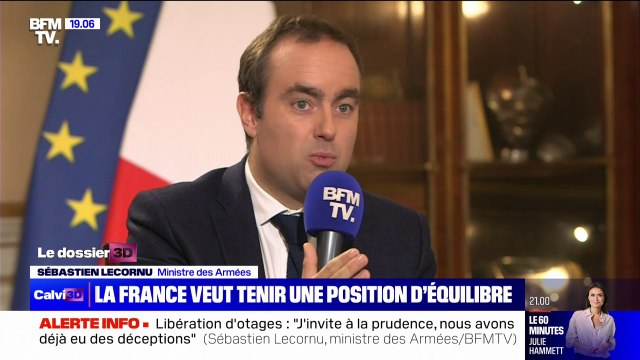 Liban: 700 soldats français sont à la frontière avec Israël, selon Sébastien Lecornu, ministre des Armées