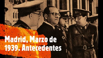 Madrid, Marzo de 1939. Antecedentes