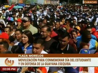 Caracas | Min. Mervin Maldonado resaltó el compromiso de los estudiantes por el territorio Esequibo