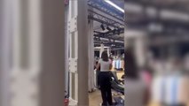 Una mujer se vuelve loca y tira todo en una tienda de ropa en Burgos