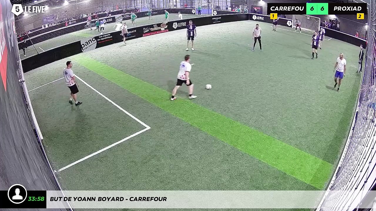 But de Yoann  Boyard - Carrefour