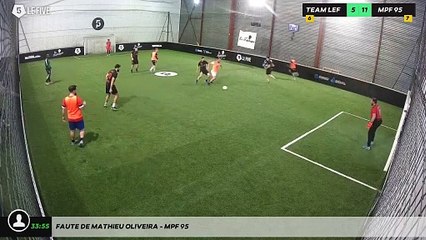 Faute de Mathieu OLIVEIRA - MPF 95