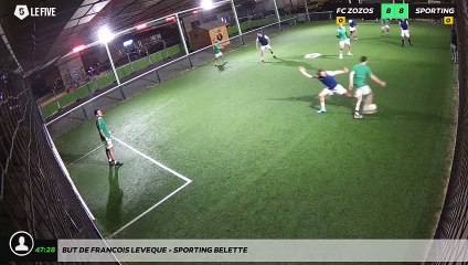 But de FRANCOIS LEVEQUE - SPORTING BELETTE
