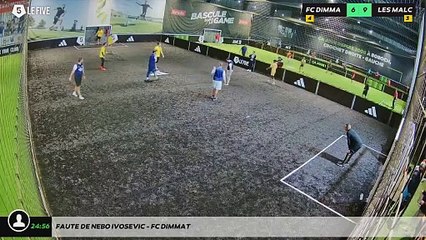 Faute de Nebo Ivosevic - FC Dimmat