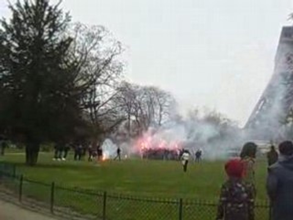 Finale CDL - Avant match Tour Eiffel