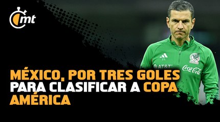 México, por tres goles para clasificar a Copa América