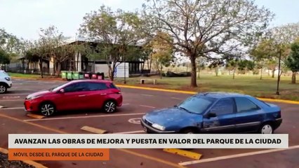 Avanzan las obras de mejora y puesta en valor del Parque de la Ciudad