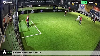 Faute de Gabriel OROS - FC OAS