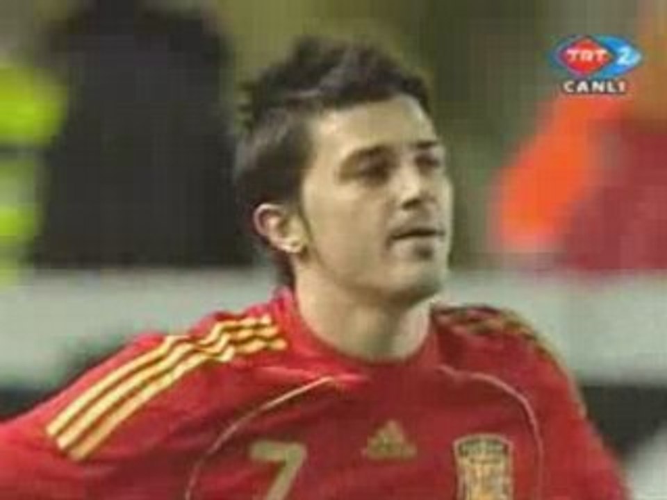Beau but de David Villa Espagne Italie amical