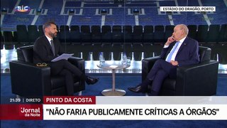 Pinto da Costa: “O FC Porto perdeu” na noite da Assembleia-Geral