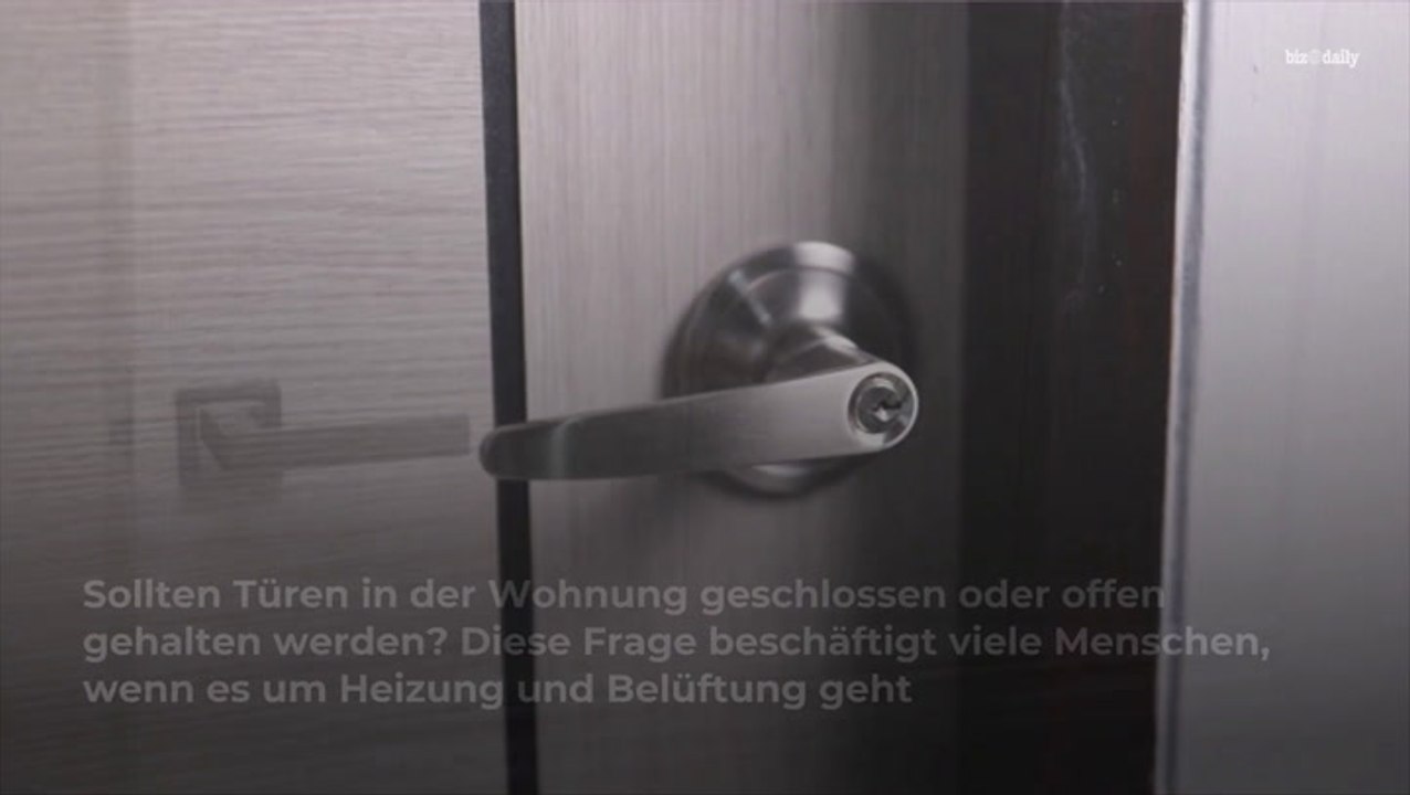 Energie sparen: Sollen Türen beim Heizen offen oder geschlossen sein?