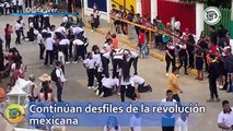 Continúan desfiles de la revolución mexicana en Acayucan, Oluta y Soconusco