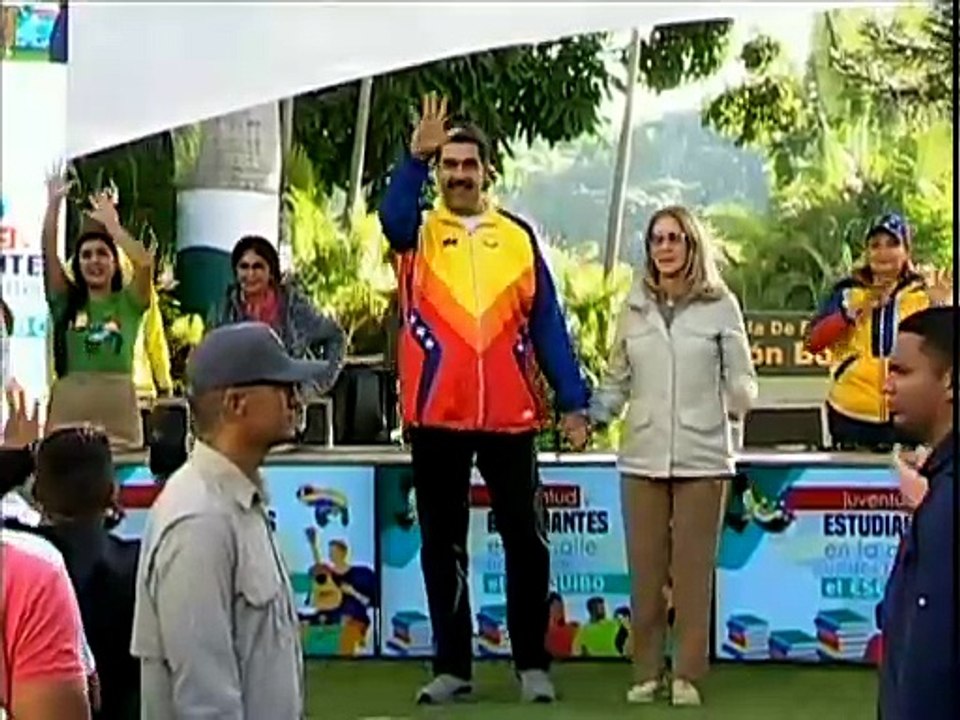 Pdte. Maduro recibe en Miraflores Gran Marcha por el Día del Estudiante y defensa del Esequibo