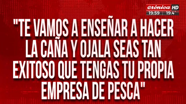 Habló Javier Milei: Nosotros no te vamos a dar el pescado, te vamos a enseñar a pescar